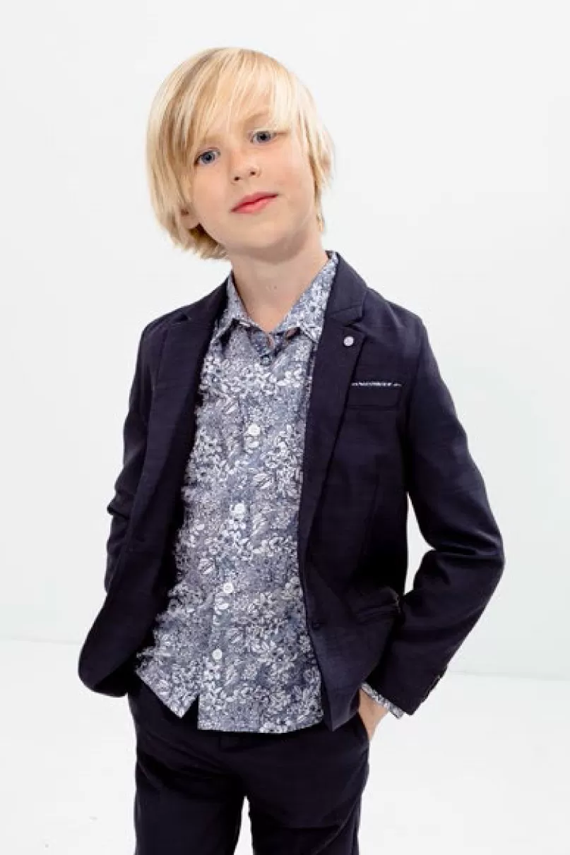 IKKS Print Oxford Boys Shirt