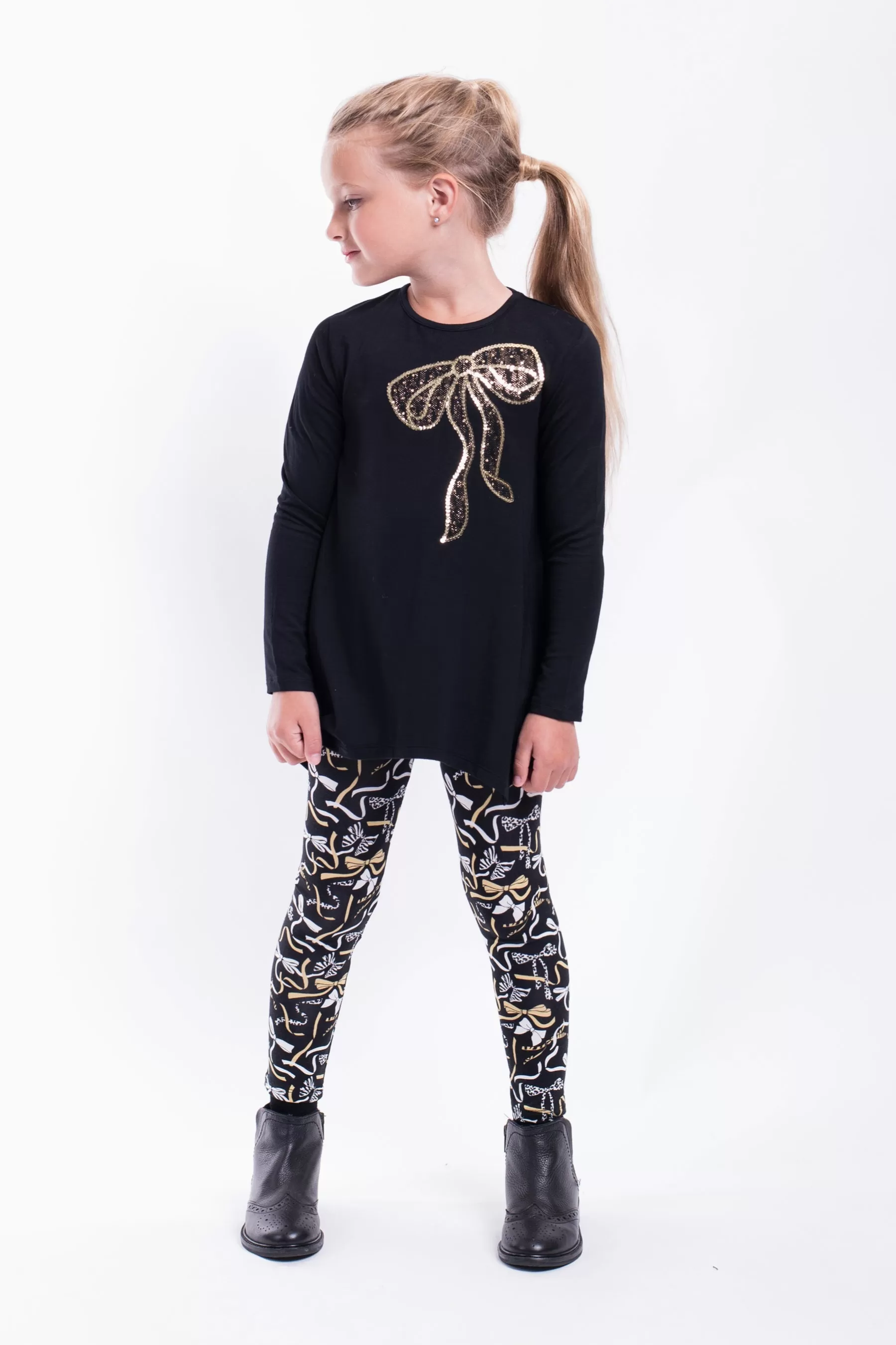 Imoga Ariana Girls Shirt - Black