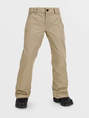 Kids Freakin Chino Youth Insulated Pants - Dark Khaki