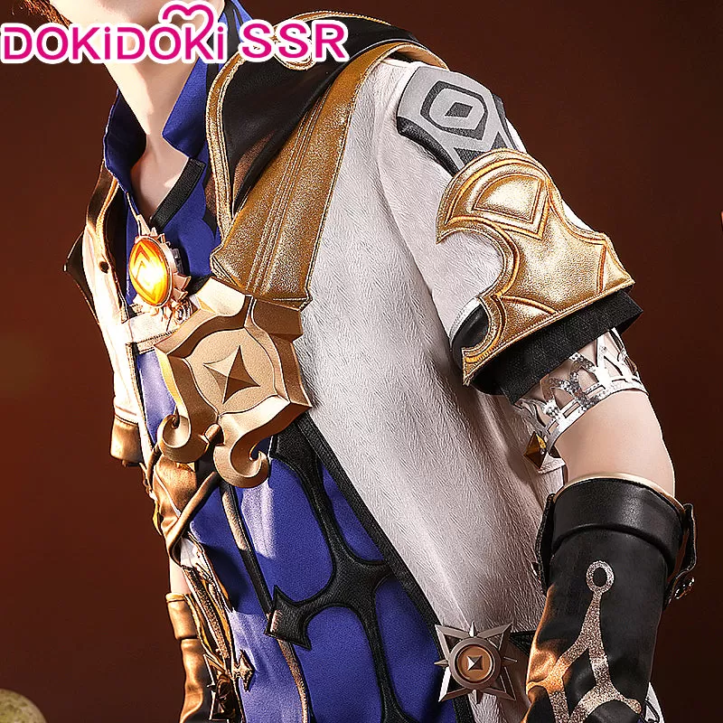 【LAST BATCH】【Costume Ready For Ship】 DokiDoki-SSR Game Genshin Impact Cosplay Albedo Costume/Shoes Men