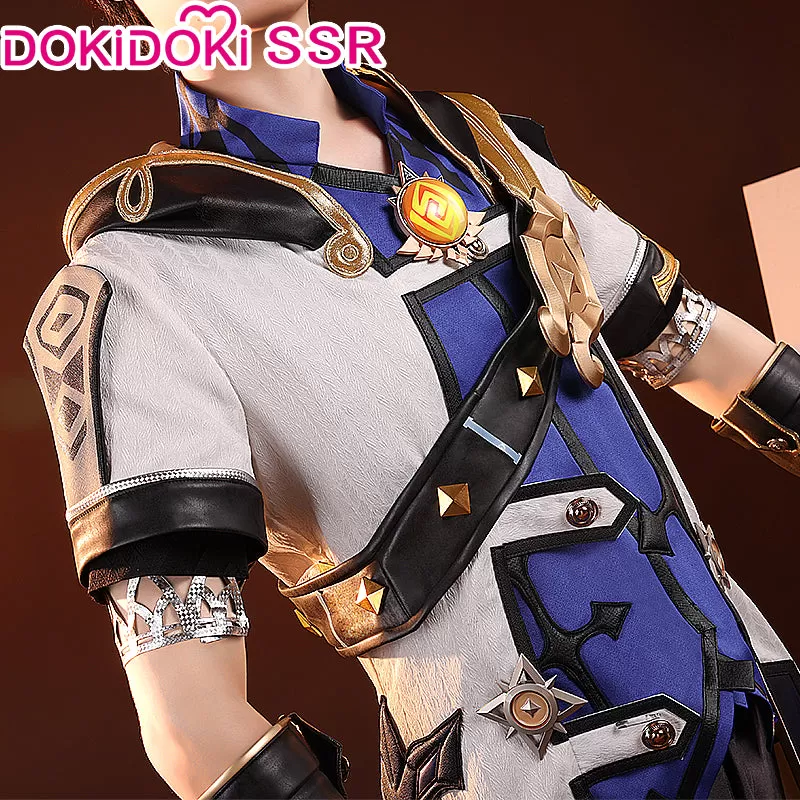 【LAST BATCH】【Costume Ready For Ship】 DokiDoki-SSR Game Genshin Impact Cosplay Albedo Costume/Shoes Men