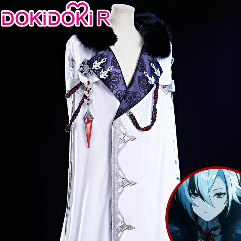 【Last Batch】DokiDoki-R Game Genshin Impact Cosplay Columbina / Pantalone / Sandrone / Il Dottore /  Scaramouche / Capitano / Tartaglia  Accessories FATUI Harbinger  Cloak Childe