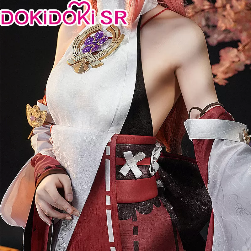 【LAST BATCH】【Partial Size Ready For Ship】DokiDoki-SR Game Genshin Impact Yae Miko Cosplay Costume / Shoes