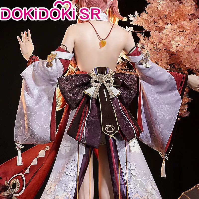 【LAST BATCH】【Partial Size Ready For Ship】DokiDoki-SR Game Genshin Impact Yae Miko Cosplay Costume / Shoes