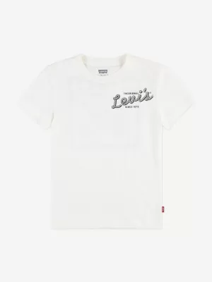 Levi's Boys Pizza Delivery Cowboy T-Shirt in Ivory