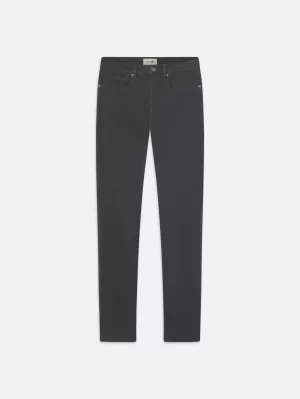 L'Homme Slim Brushed Twill -- Slate Gray