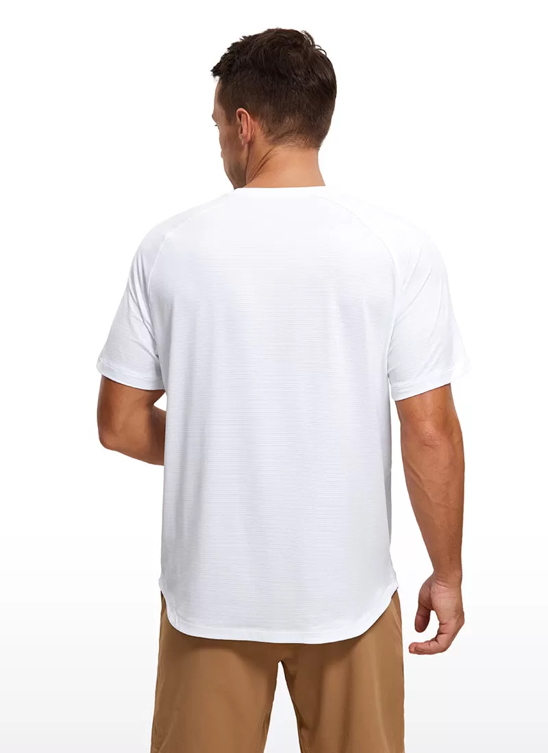 Lightweight Quick Dry Short Sleeves Crew Neck