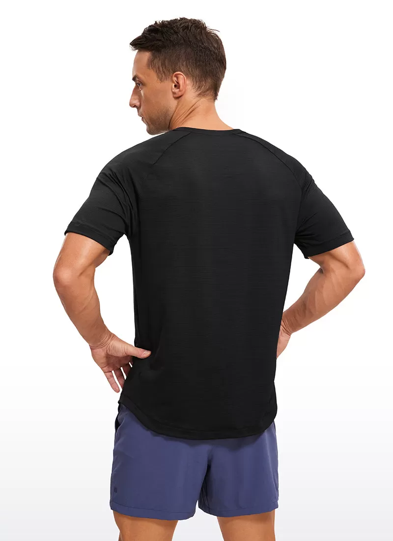 Lightweight Quick Dry Short Sleeves Crew Neck