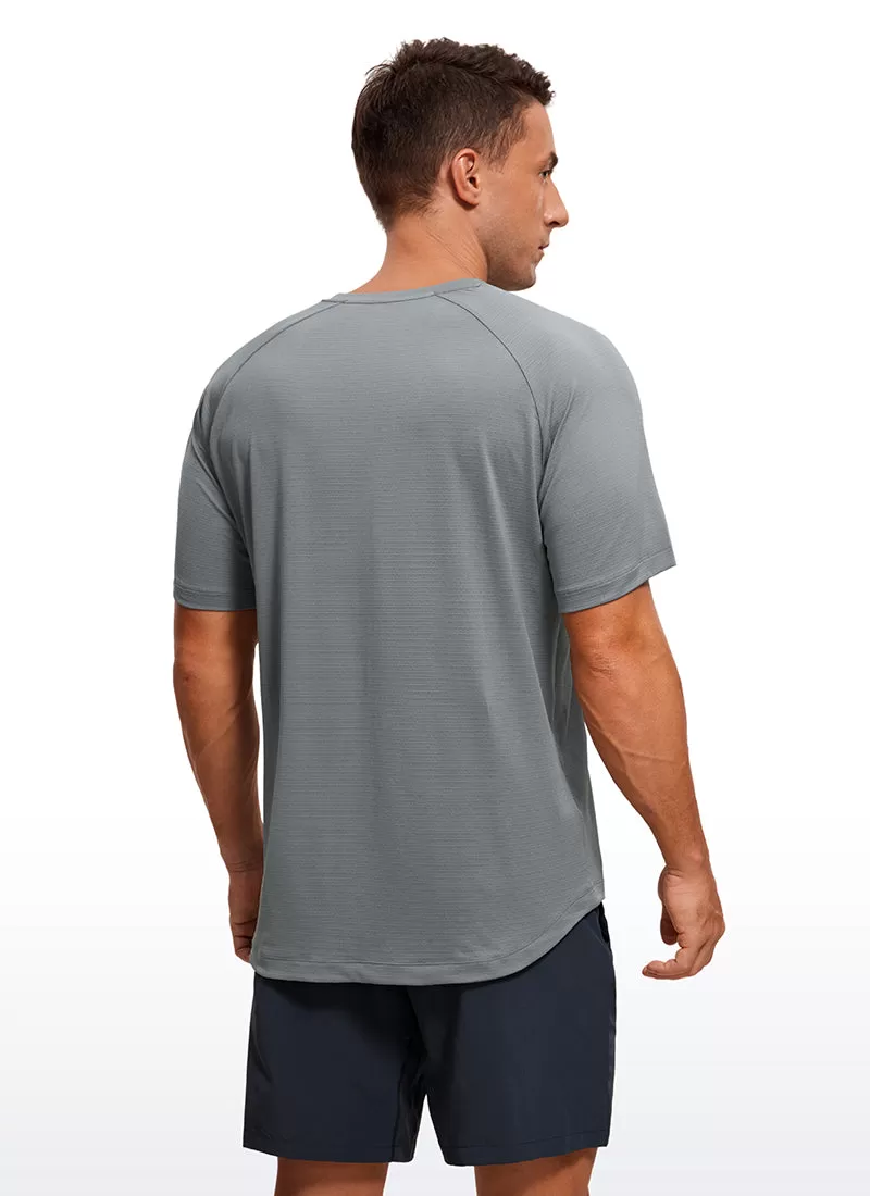 Lightweight Quick Dry Short Sleeves Crew Neck