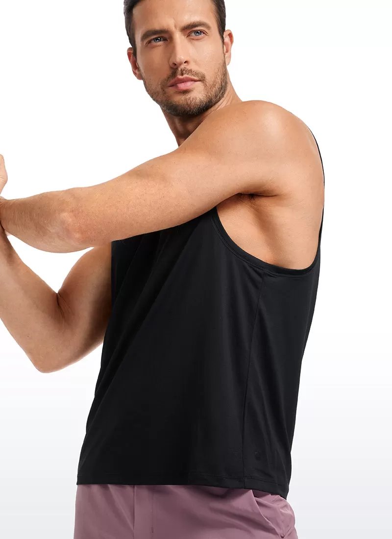 Lightweight Quick Dry Tank Tops Round Neck