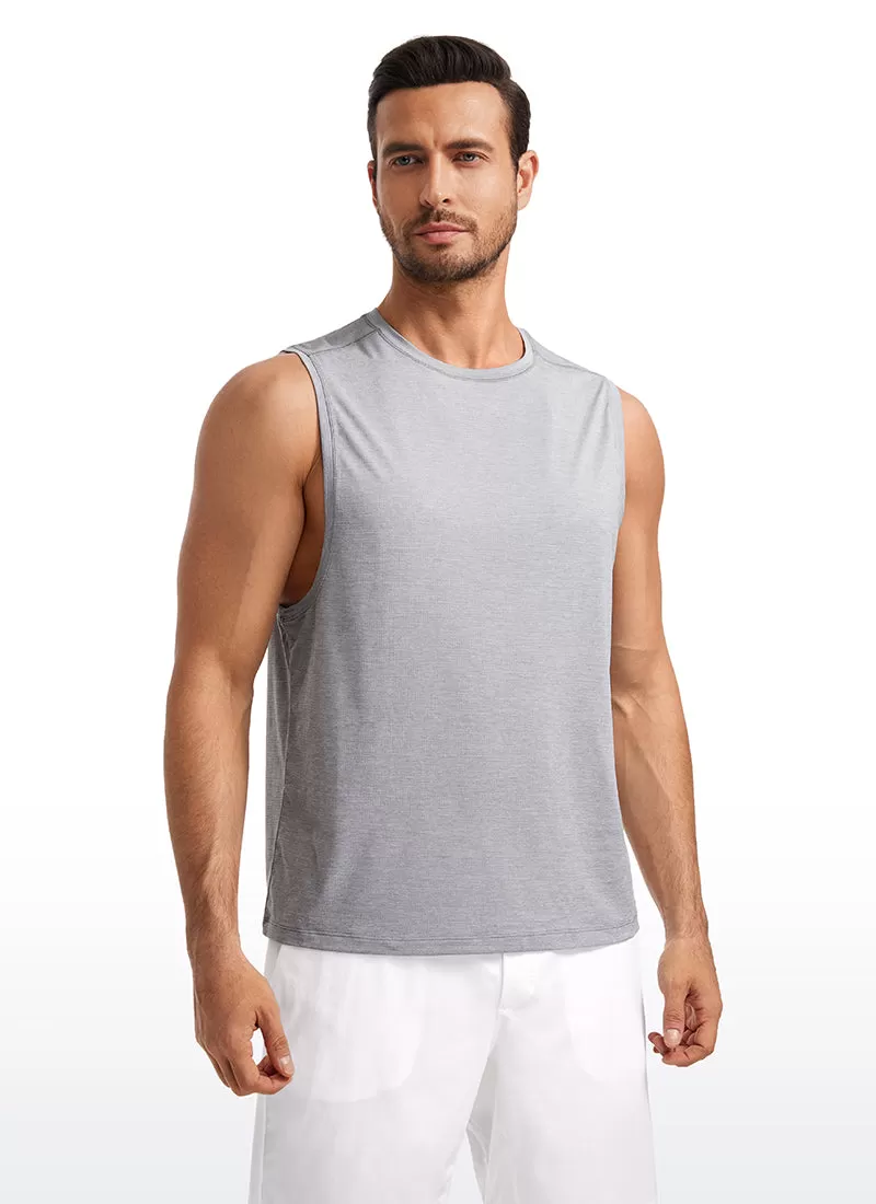 Lightweight Quick Dry Tank Tops Round Neck