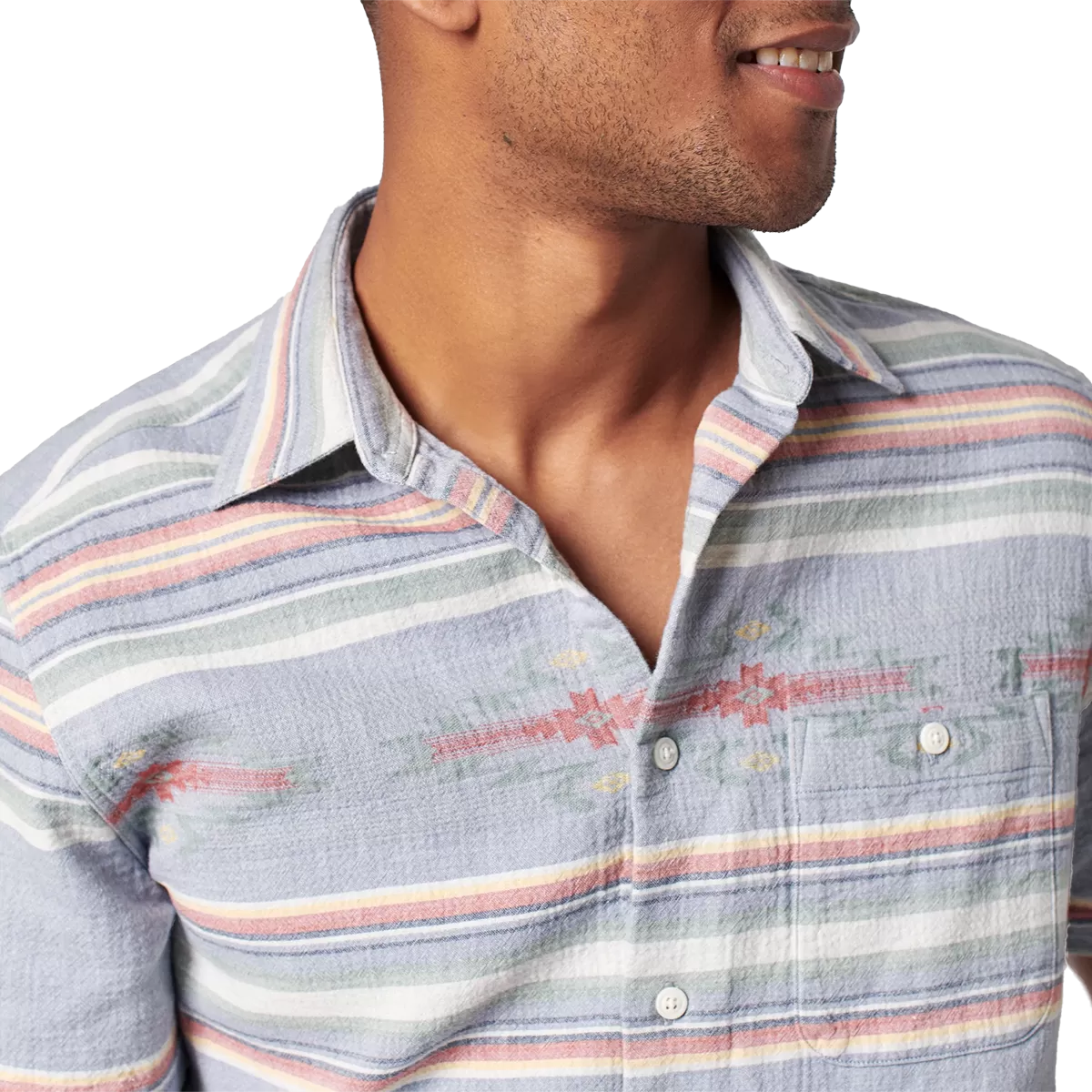 Men's Good Feather Short Sleeve Shirt