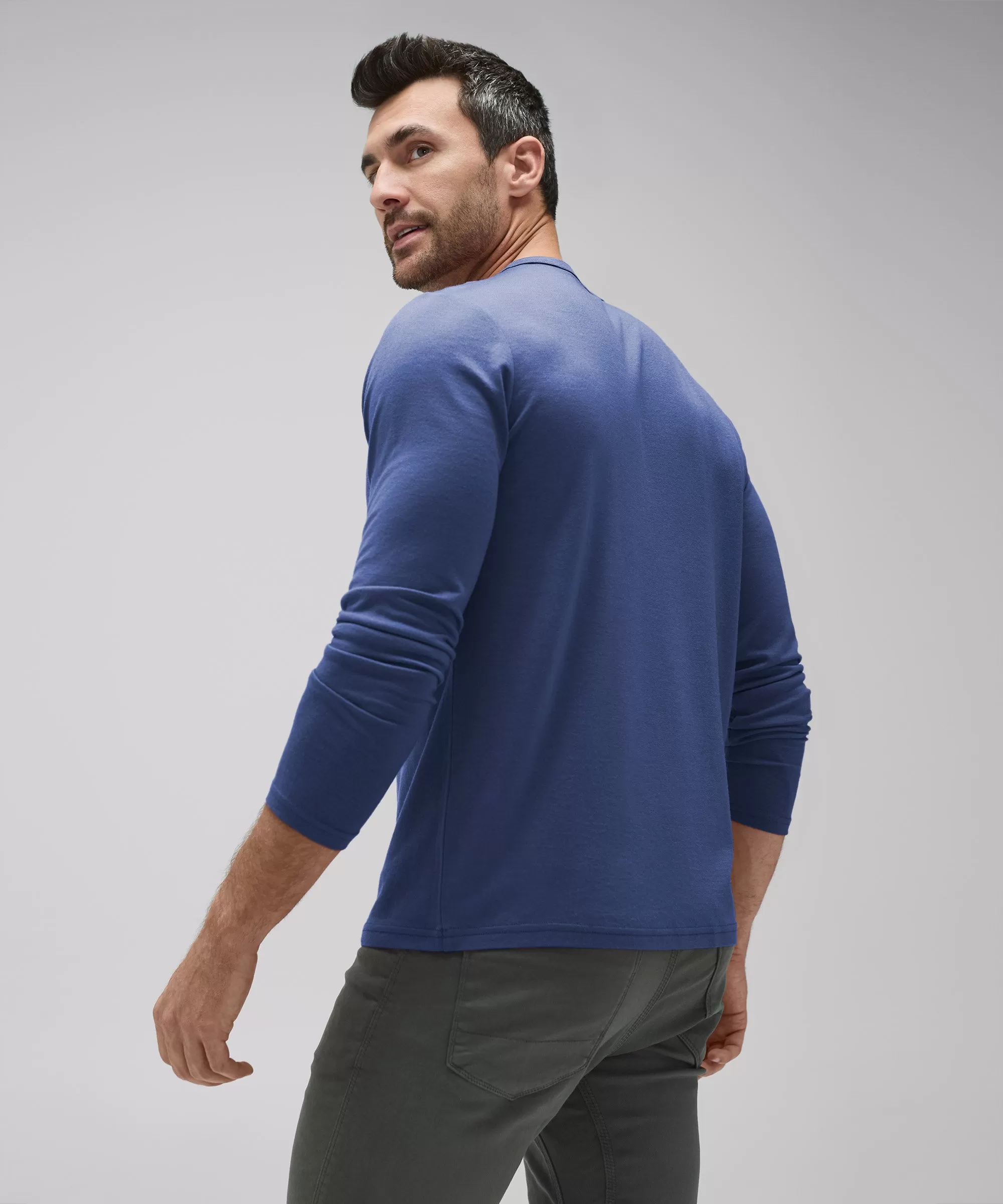 Men's Long Sleeve Merino Crew