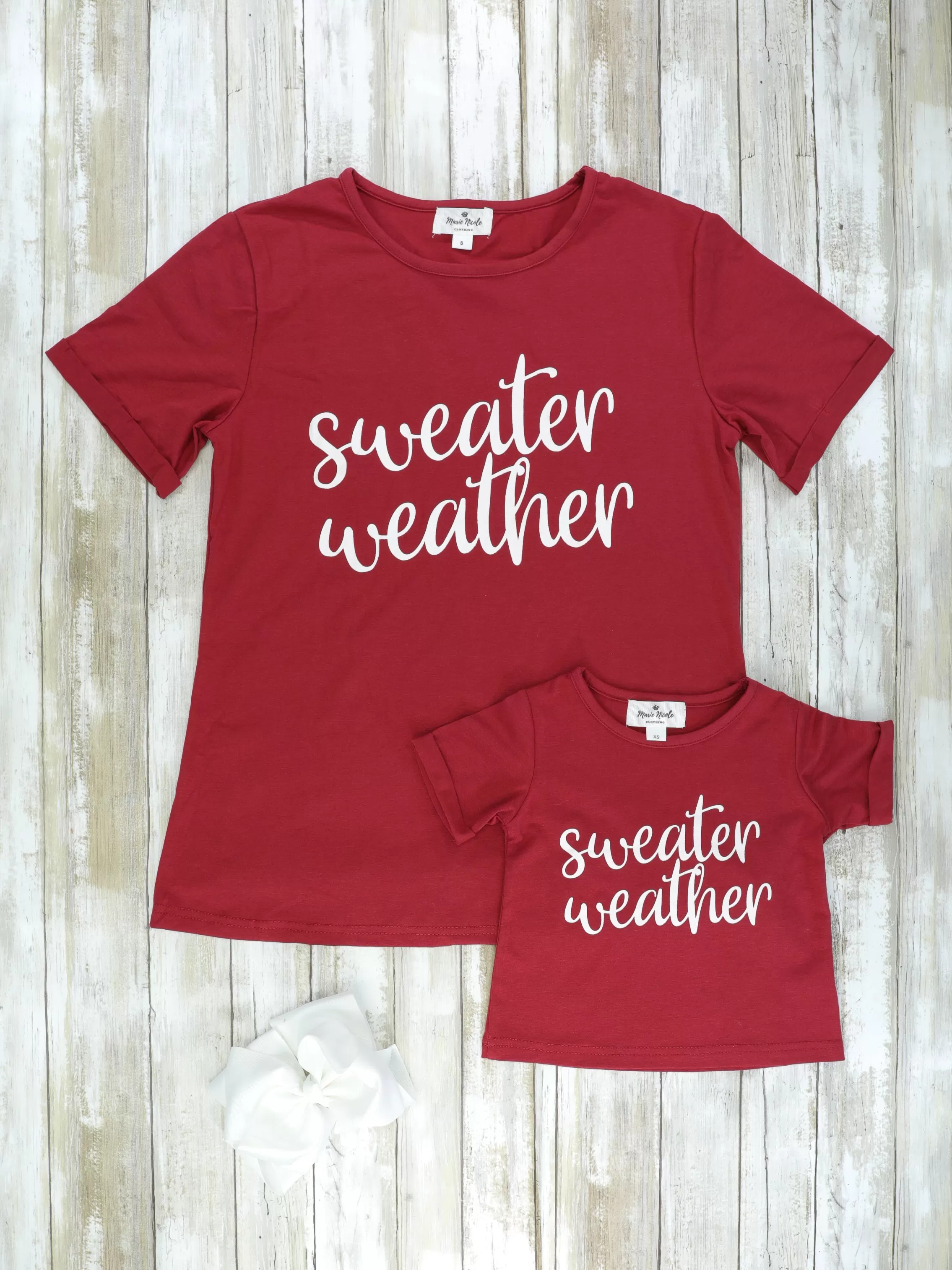 Mom & Me "Sweater Weather" Shirts