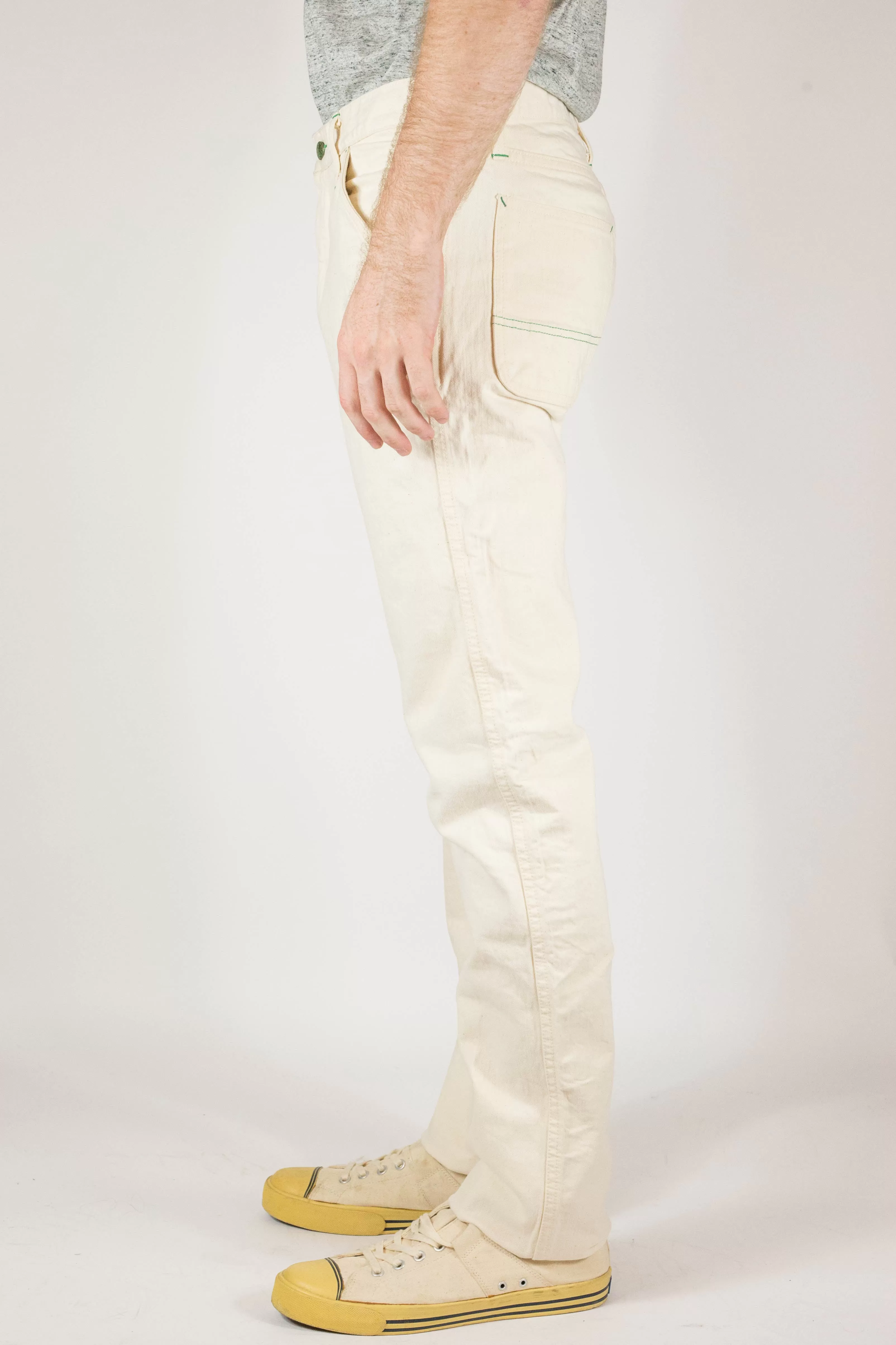 Natural Cone White Oak Work Uniform Denim(running slim in the thigh)