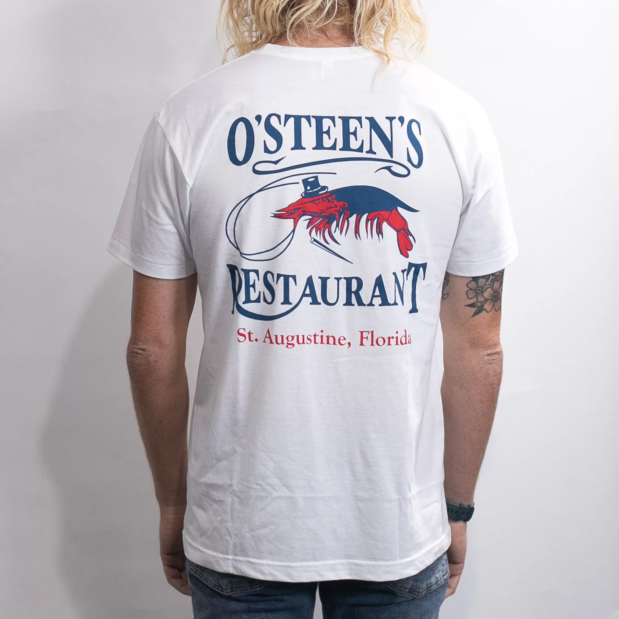 O'Steen's Restaurant Men's S/S T-Shirt - White