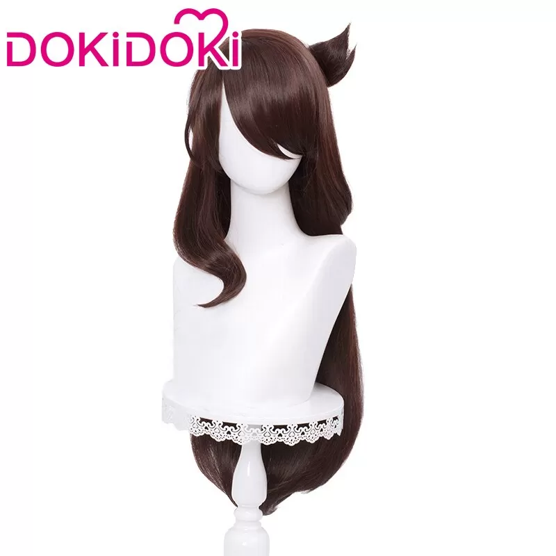 【Ready For Ship】DokiDoki Game Genshin Impact Cosplay Beidou cosplay  Wig Women Long Brown Wig / Accessories