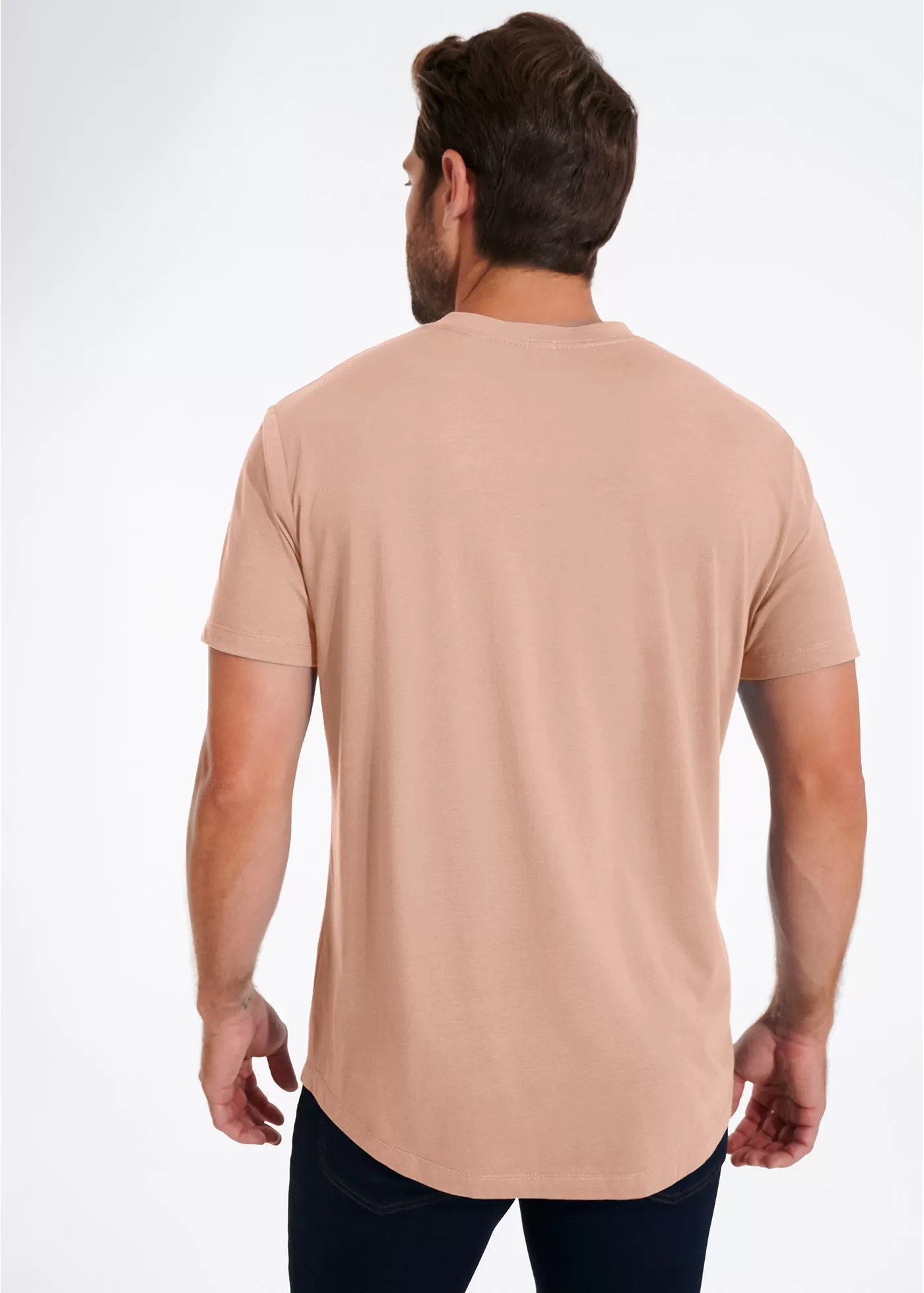 Softest V Neck T-Shirt | Pearl Blush