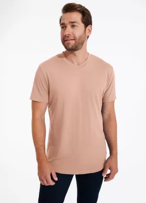 Softest V Neck T-Shirt | Pearl Blush