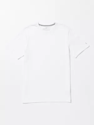 Solid Short Sleeve Tee - White