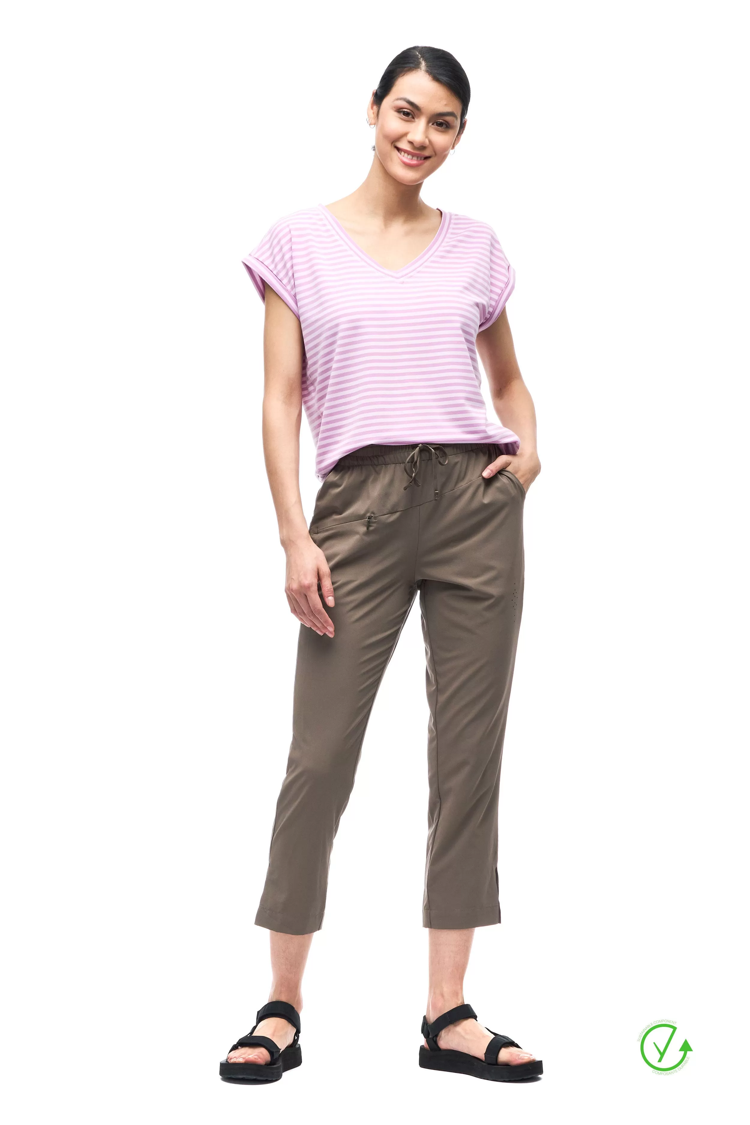 Straight Fit Capri Pant PANTO