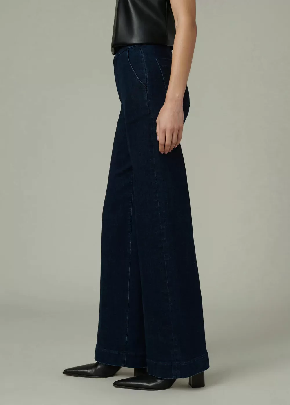 The Mason High Rise Wide Leg - Rinse