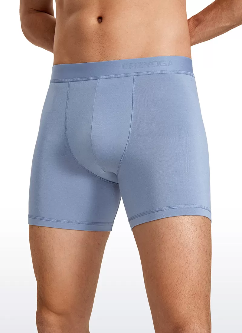 Ultra-Soft Modal Double Lined 5" Boxer Underwear (3-Pack)