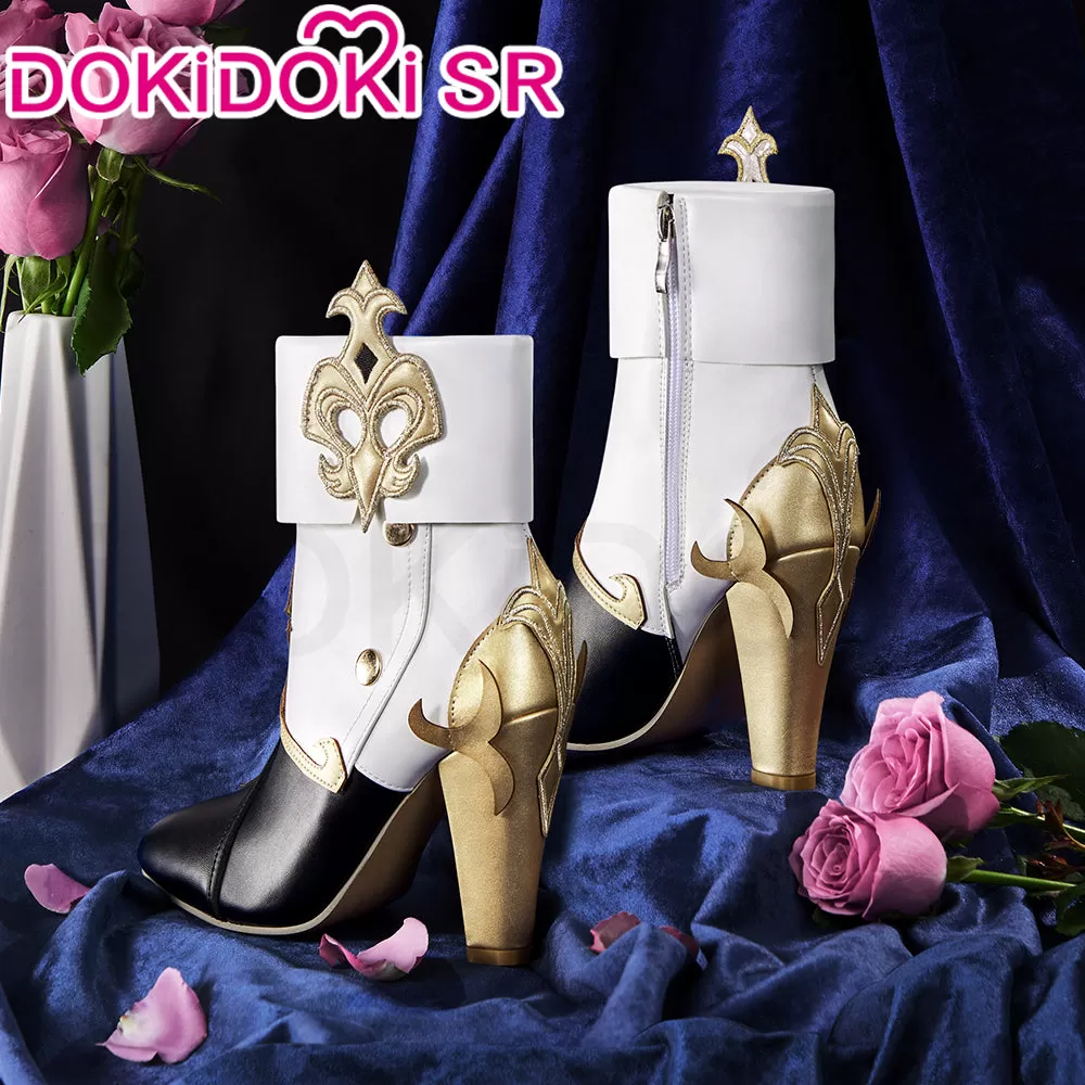 【US LOCAL SHIPPING 】DokiDoki-SR Game Genshin Impact Cosplay Clorinde Fontaine Shoes