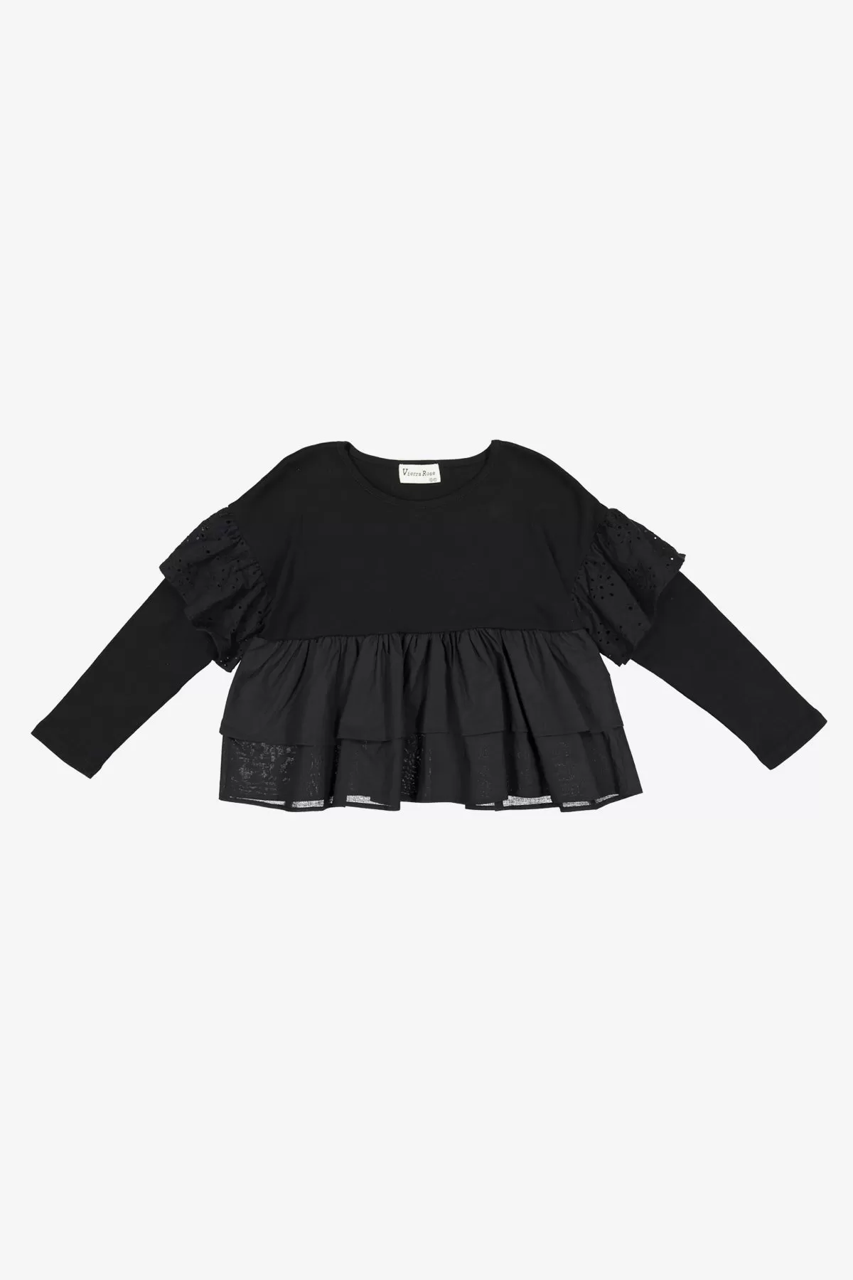 Vierra Rose Francine Ruffle Girls Top (Size 5 left)