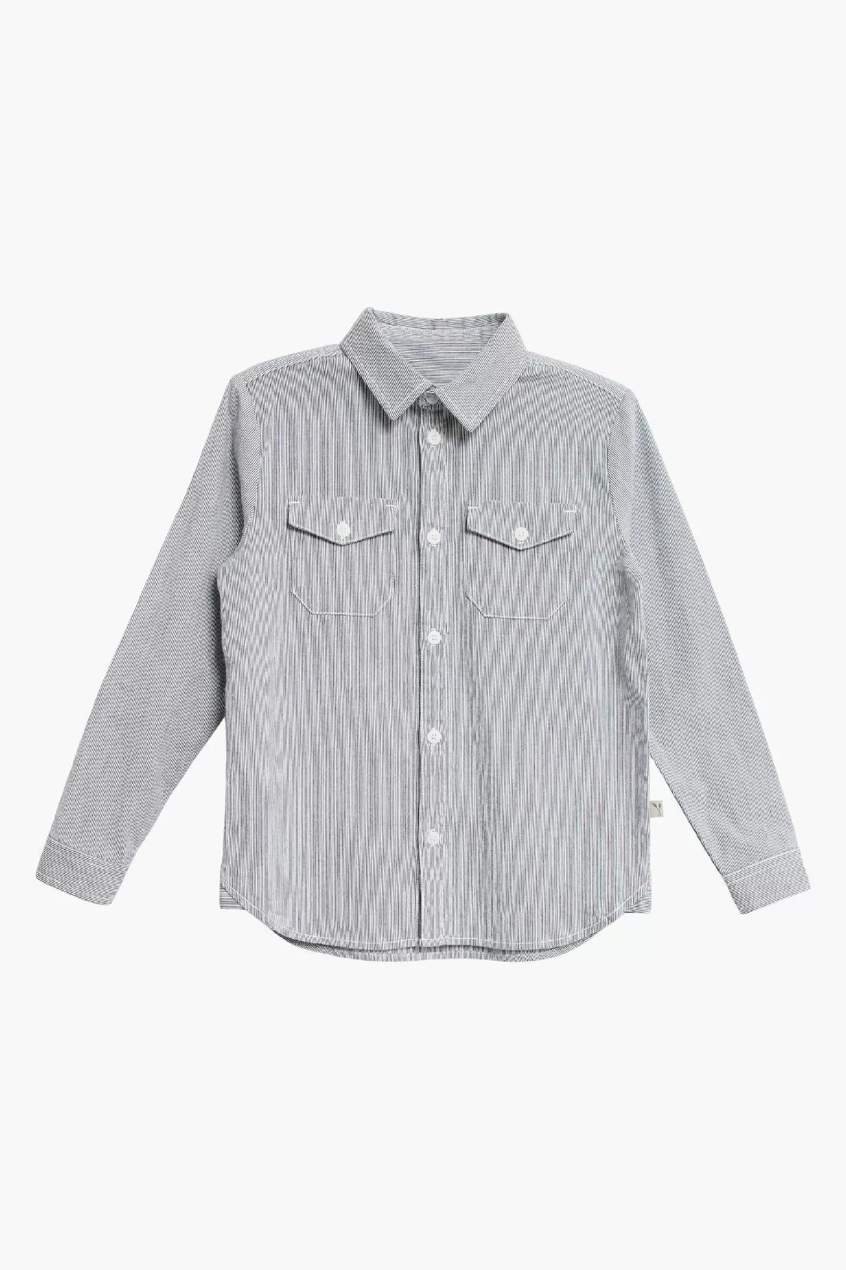 Wheat Poul Button Down Boys Shirt (Size 3 left)